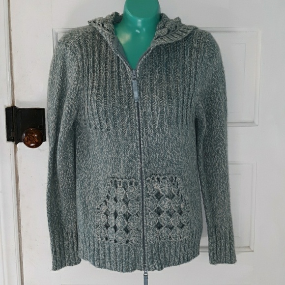 Cabelas hooded sweater jacket medium - Picture 1 of 2